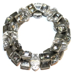 Braccialetto elastico strass Rhinestone bracelet