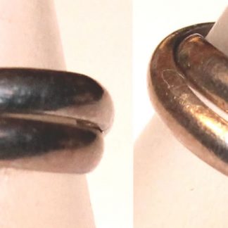 Anello doppia fedina Double band ring