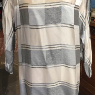 Maxi maglia con fantasia a quadri